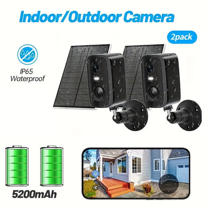 Moktan Sabai - 5MP Solar Security Camera with 360° View & AI Detection