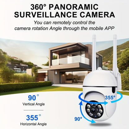 Wifi Security Cameras 4PCS 2K HD, Dual-Band, Night Vision, 2-Way Audio