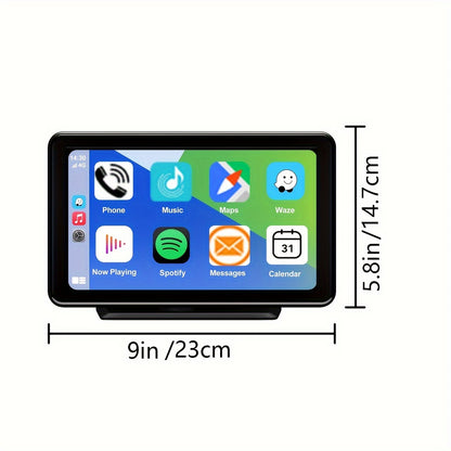 2025 HD Wireless Car Display – CarPlay, Android Auto, GPS, Dash Cam, Audio Moktan Sabai