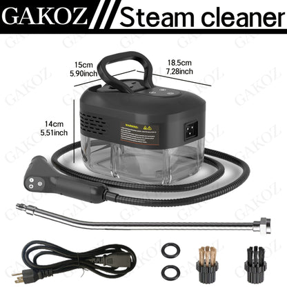 High-Pressure Handheld Steam Cleaner for Home, Kitchen, Carpet & Car Cleaning