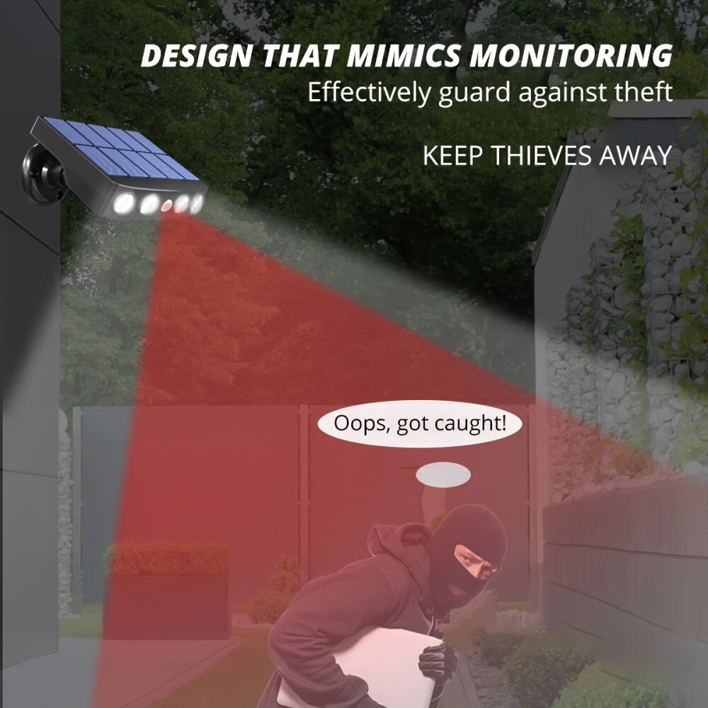 Moktan Sabai 2/4-Pack Outdoor Solar Wall Lights – Motion Sensor, Dusk-to-Dawn, IP44 Rated