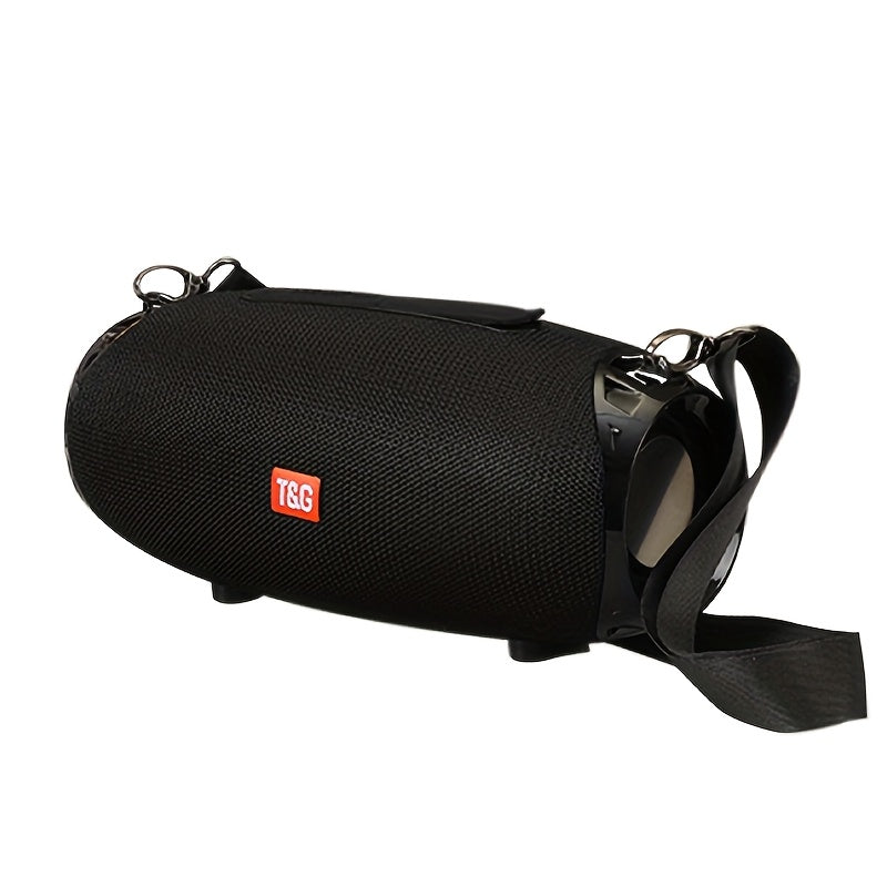 Portable Bluetooth Speaker with TWS Stereo, FM, USB/TF Card, Mic, Hi-Res Audio