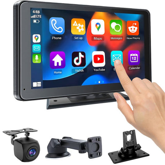 2025 HD Wireless Car Display – CarPlay, Android Auto, GPS, Dash Cam, Audio Moktan Sabai