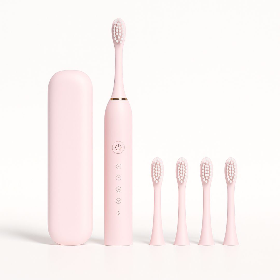 Moktan Sabai Ultrasonic Sonic Electric Toothbrush Pink