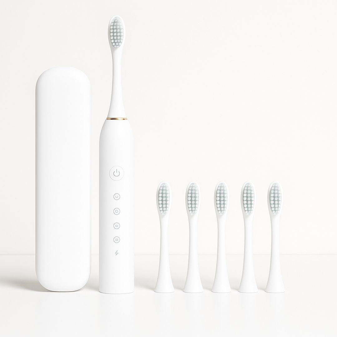 Moktan Sabai Ultrasonic Sonic Electric Toothbrush White