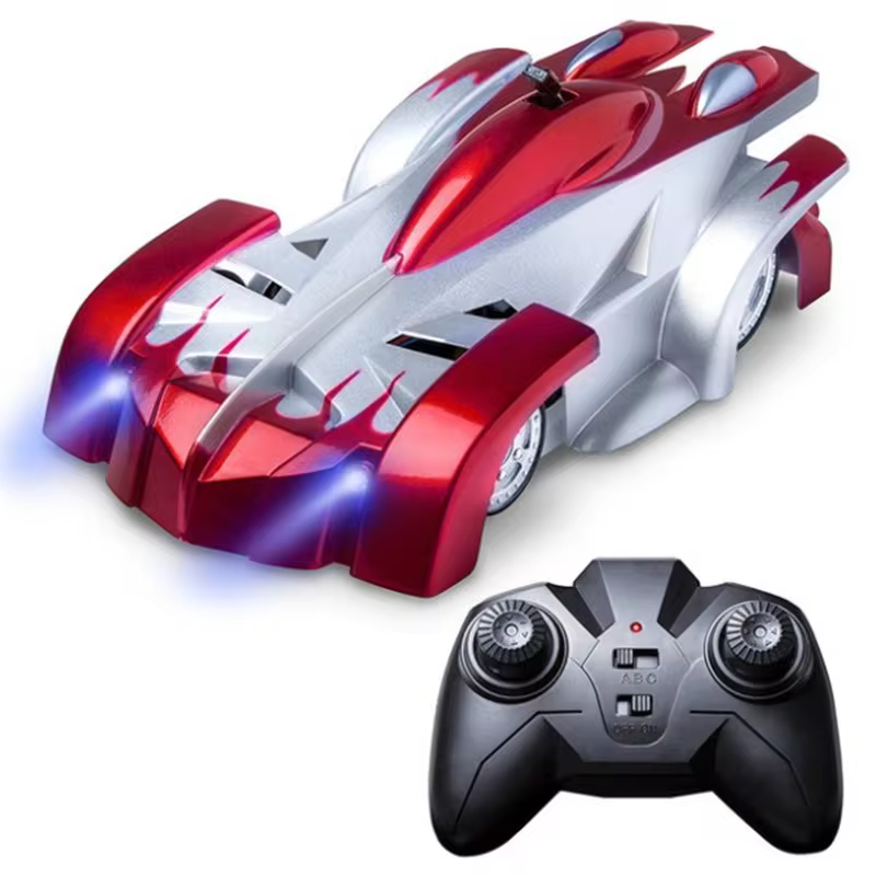 Moktan Sabai RC Wall Climbing Car Infrared Laser Tracking Remote Control Stunt Toy Red - RC