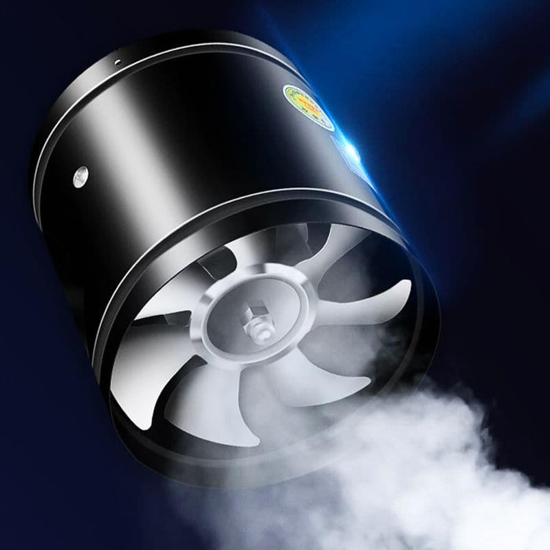 Moktan Sabai Bathroom Exhaust Fan Quiet Ventilation Fan for Kitchen Office Black