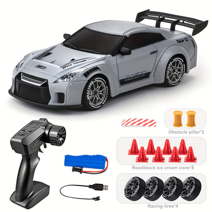 1:24 RC Drift Racing Car – 2.4GHz High-Speed Remote Car with Lights & Tires Moktan Sabai