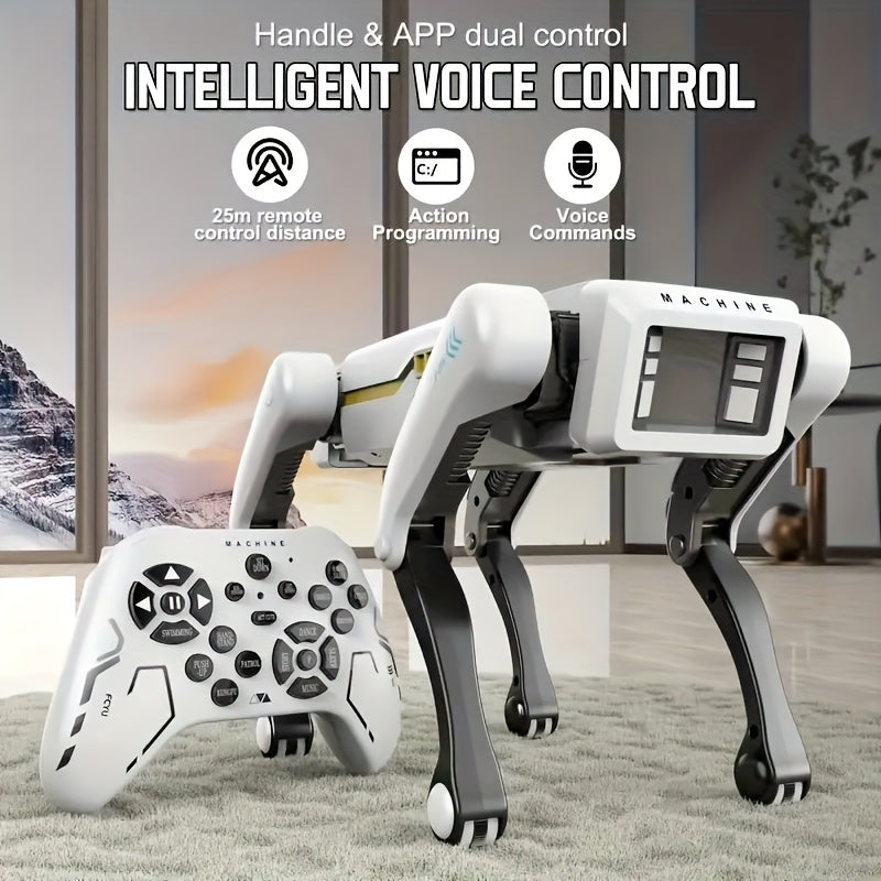 Smart Robot Dog with Voice Commands - Programmable Tech Toy for Kids