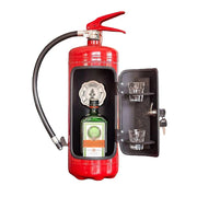 Moktan Sabai Fire Extinguisher Wine Bottle Holder Decorative Whiskey Champagne Bottle Stand Red