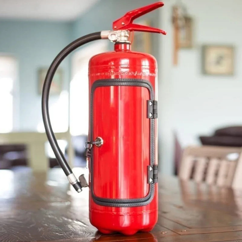 Moktan Sabai Fire Extinguisher Wine Bottle Holder Decorative Whiskey Champagne Bottle Stand