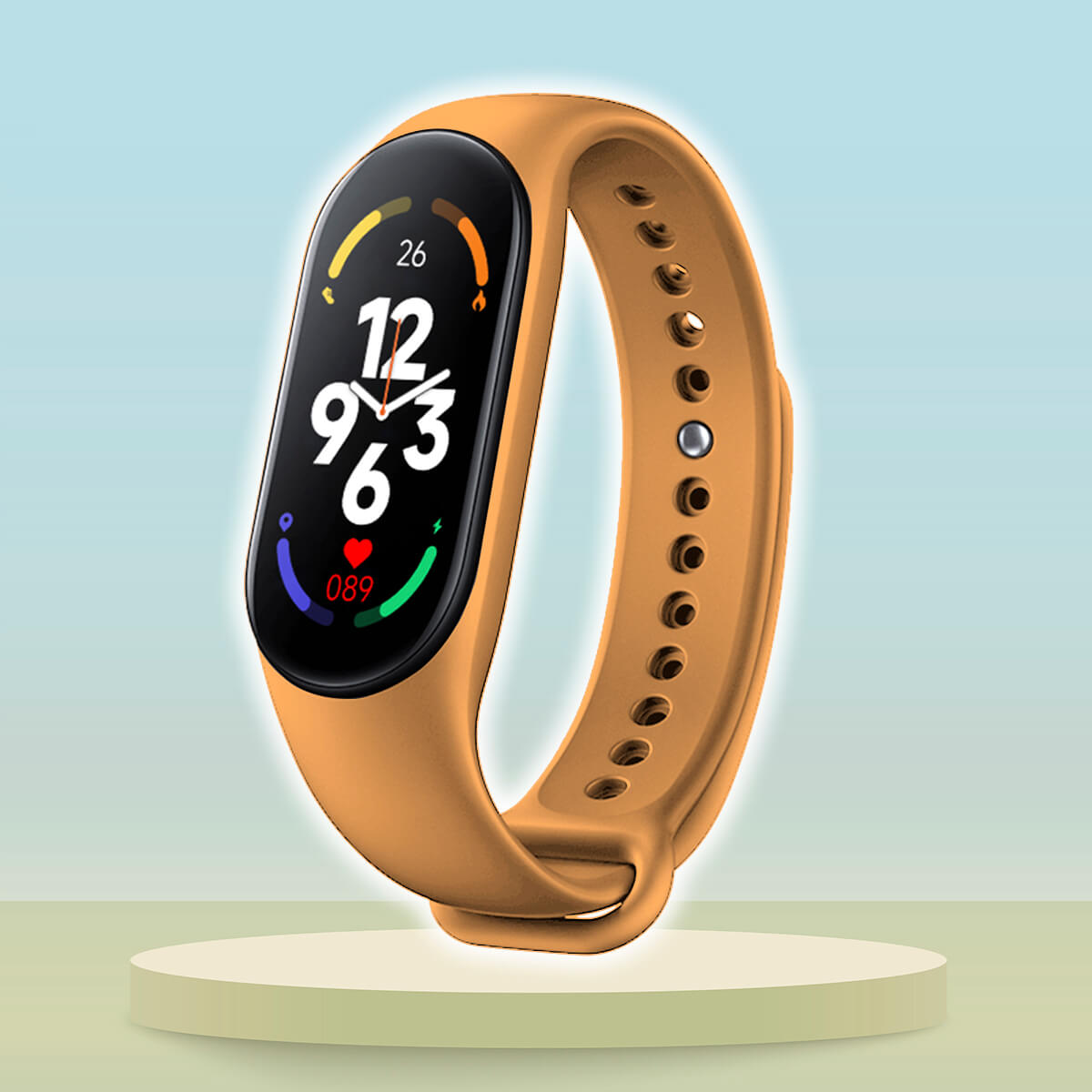 Moktan Sabai Kids Fitness Tracker Smartwatch with Heart Rate GPS Activity Tracker Watch Orange