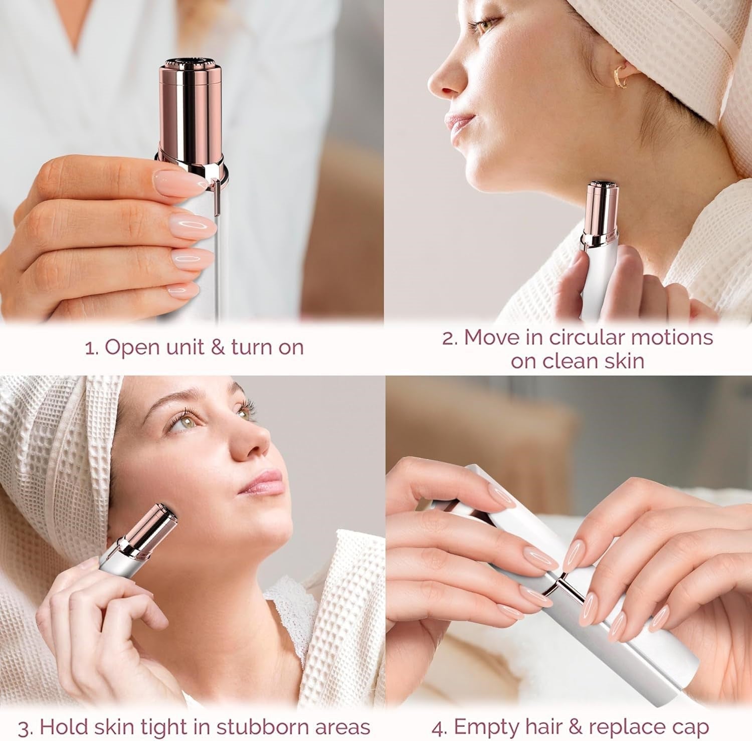 Moktan Sabai Women’s Electric Facial Hair Remover Eyebrow Trimmer