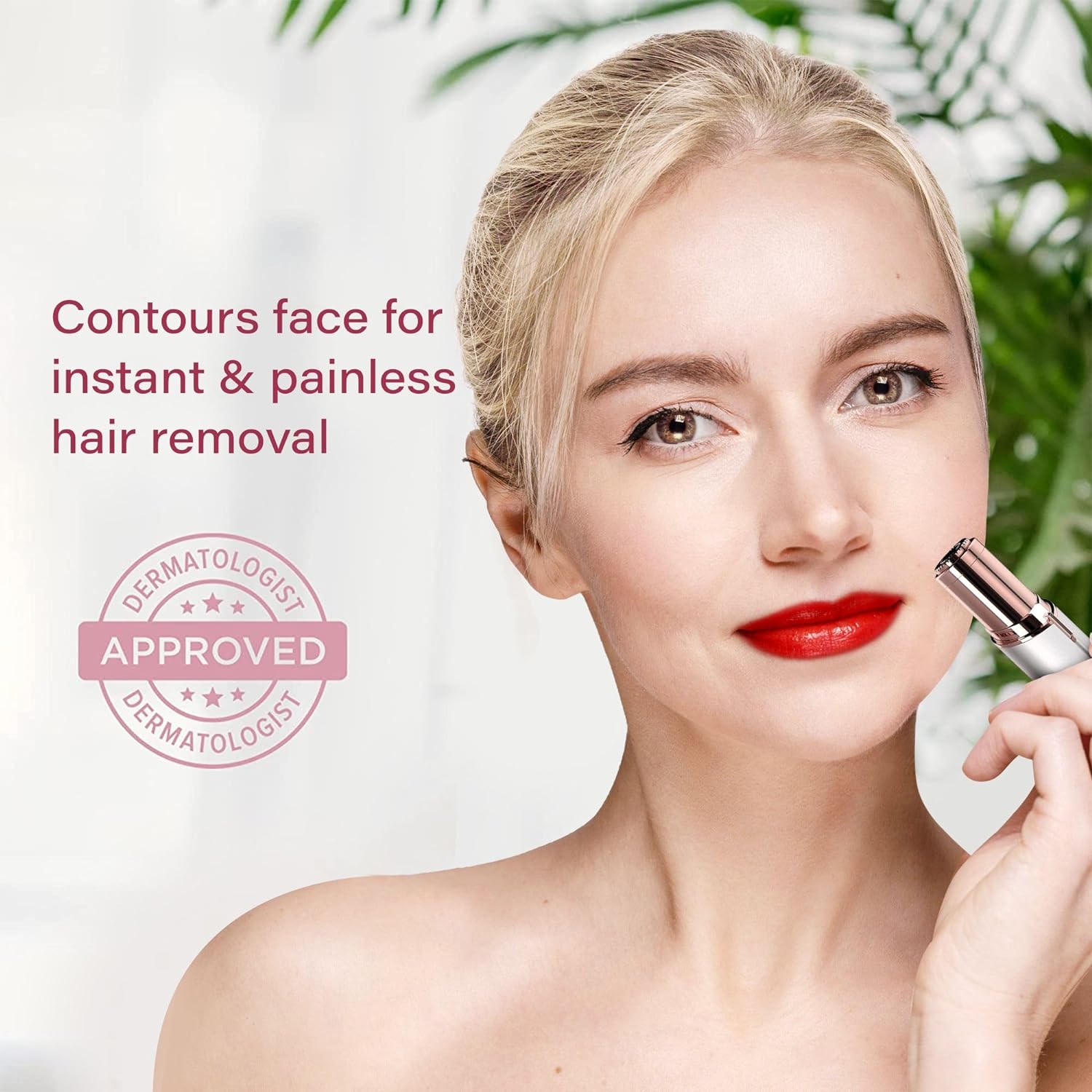 Moktan Sabai Women’s Electric Facial Hair Remover Eyebrow Trimmer