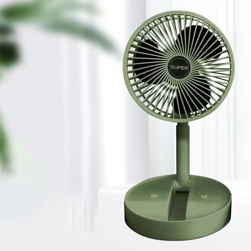 Moktan Sabai Portable Foldable Fan USB Rechargeable 4-Speed 180° Rotation