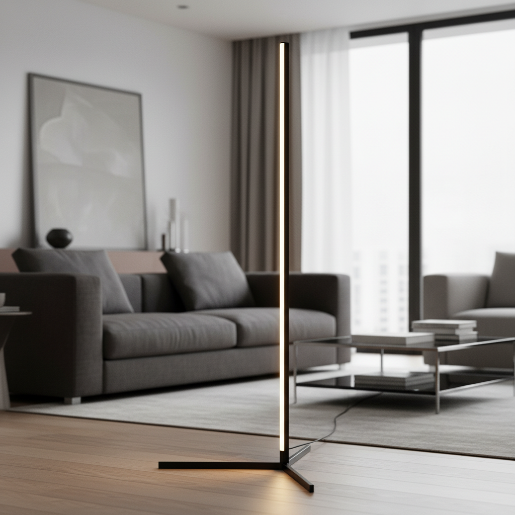 Moktan Sabai RGB LED Corner Floor Lamp Modern Tall Ambient Light