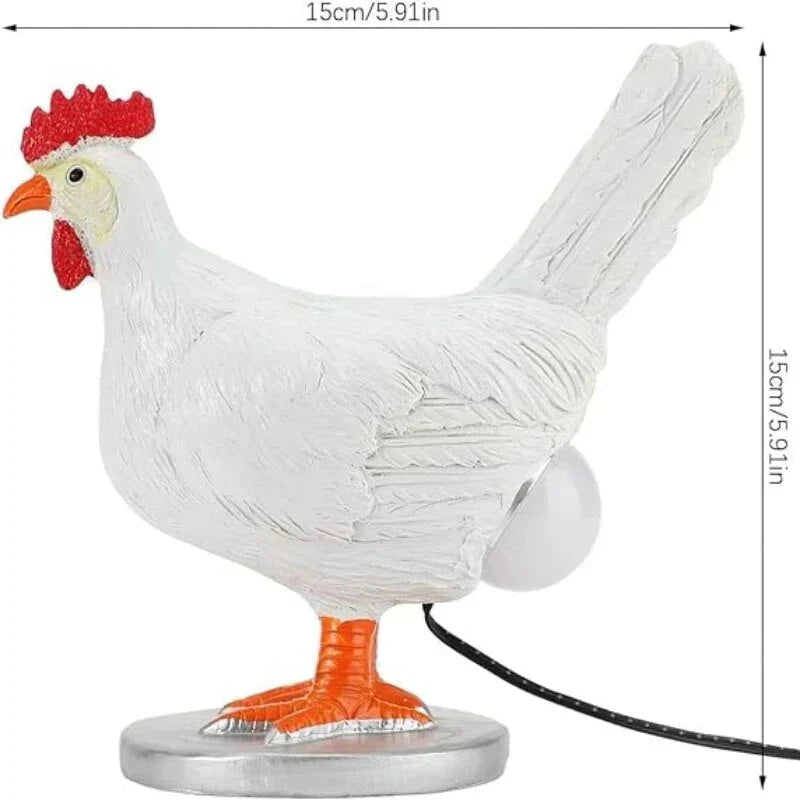 Moktan Sabai Chicken Table Lamp LED Novelty Night Light Easter Decorative Lamp