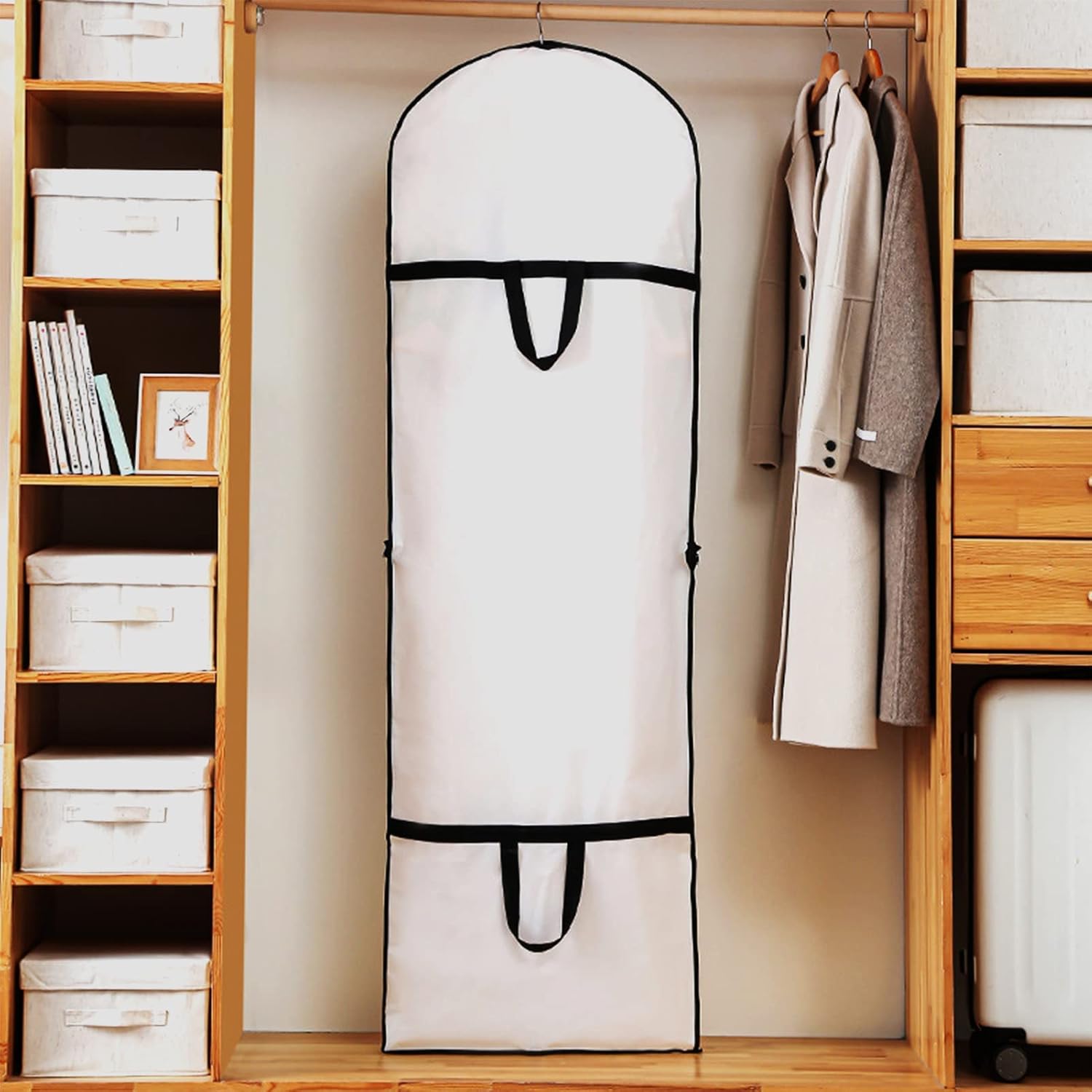 Moktan Sabai 4-Pack Extra Long Garment Bags 180cm Dress Cover