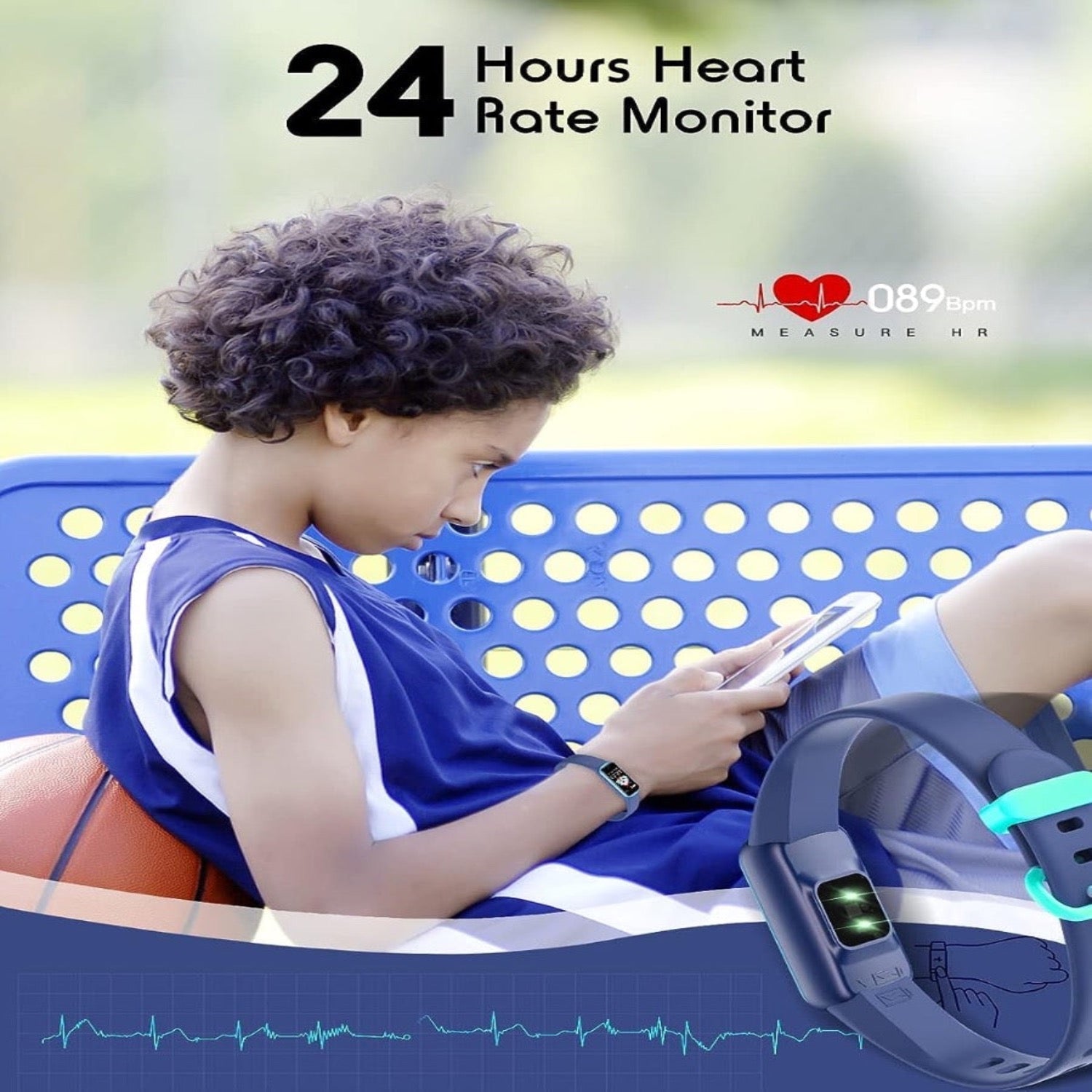 Moktan Sabai Kids Fitness Tracker Smartwatch with Heart Rate GPS Activity Tracker Watch