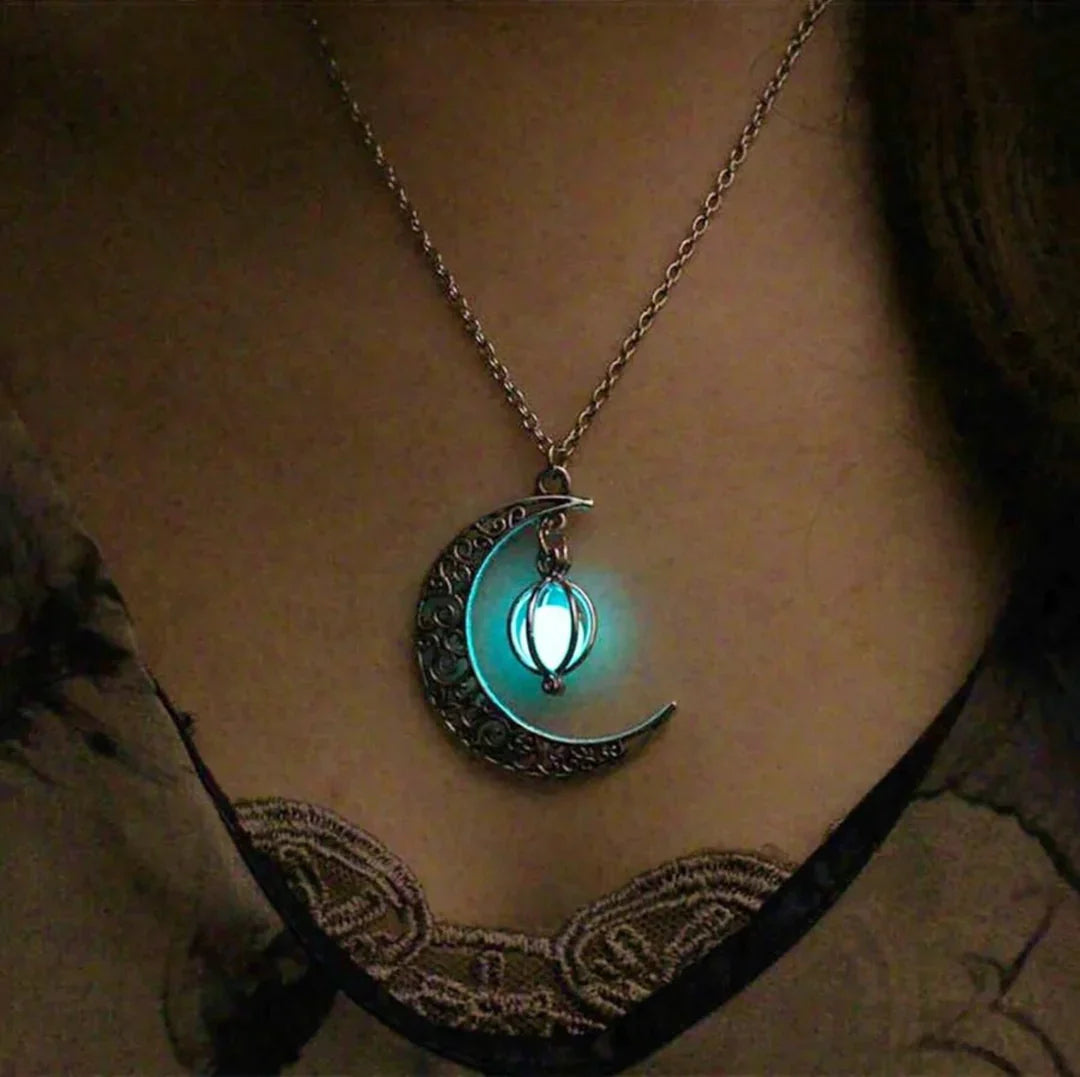 Moktan Sabai Moonstone Pendant Necklace Stainless Steel Moonstone Jewelry Women Gift