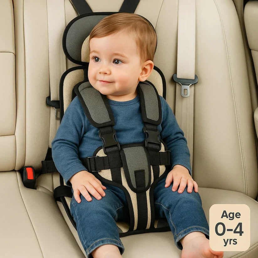Moktan Sabai Portable Travel Child Car Seat with 5-Point Harness Lightweight & Foldable