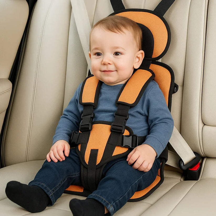Moktan Sabai Portable Travel Child Car Seat with 5-Point Harness Lightweight & Foldable