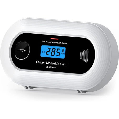 Moktan Sabai Carbon Monoxide Detector 10-Year Battery LCD Display 85dB Alarm