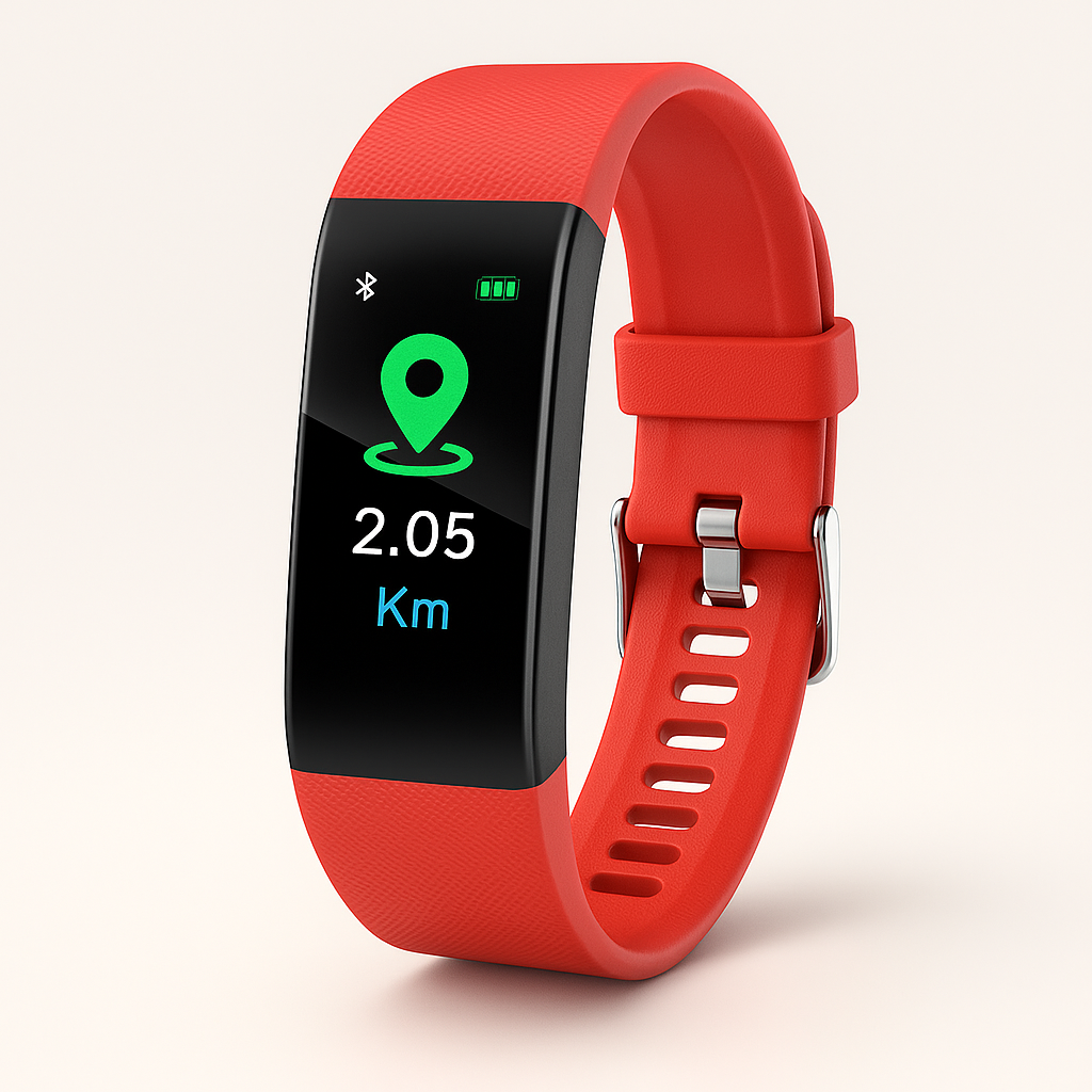 Moktan Sabai Senior Health Smartwatch Red