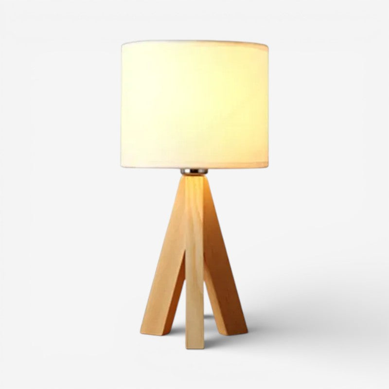 Moktan Sabai Modern Table Lamp with Soft Warm Light, Compact Design Beige