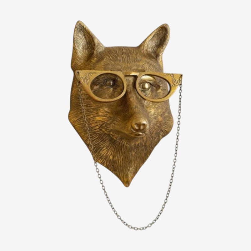 Moktan Sabai Animal Head Wall Sculpture Decor C