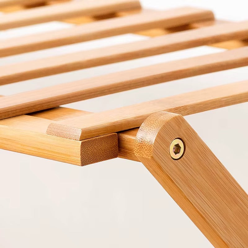 Moktan Sabai Bamboo Foldable Shoe Rack | Multi-Tier Space-Saving Organizer