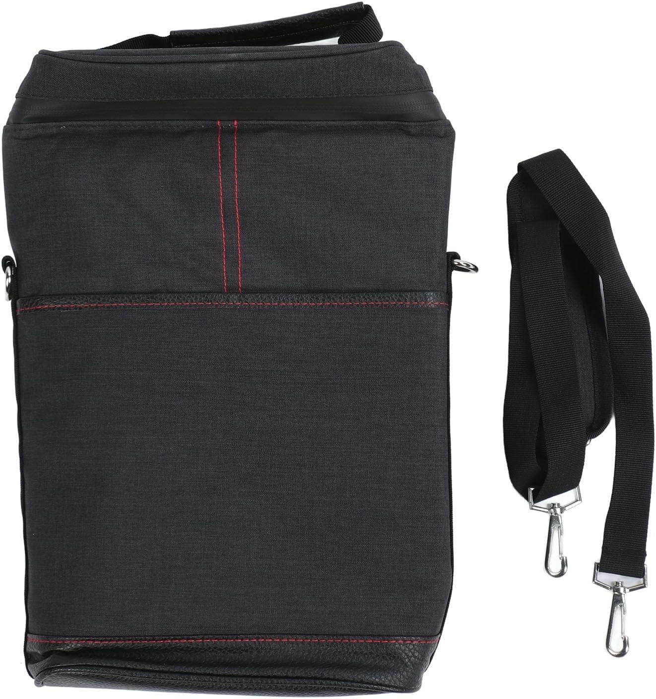 Moktan Sabai Insulated 2 Bottle Wine Cooler Bag Leakproof Canvas Carrier with Strap