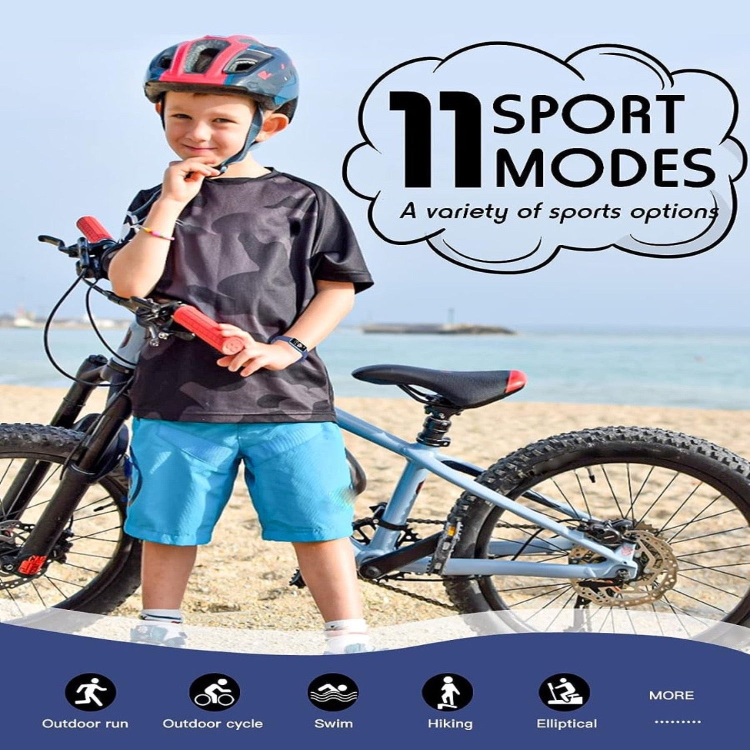 Moktan Sabai Kids Fitness Tracker Smartwatch with Heart Rate GPS Activity Tracker Watch
