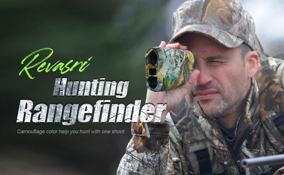 Moktan Sabai 1000 Yard Laser Rangefinder Hunting Golf Range Finder 6.5X Rechargeable