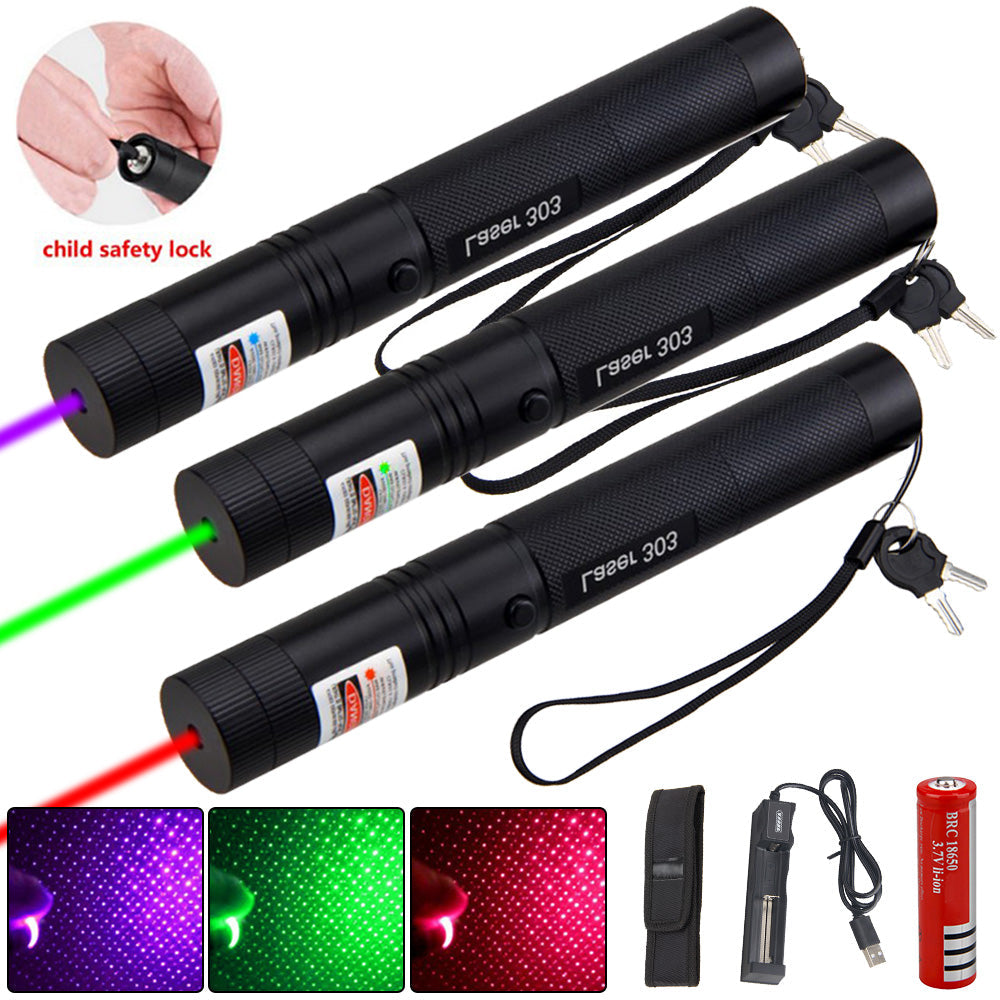 Moktan Sabai Green Red Dual Beam Laser Pointer Long Range Presentation Star Pointer