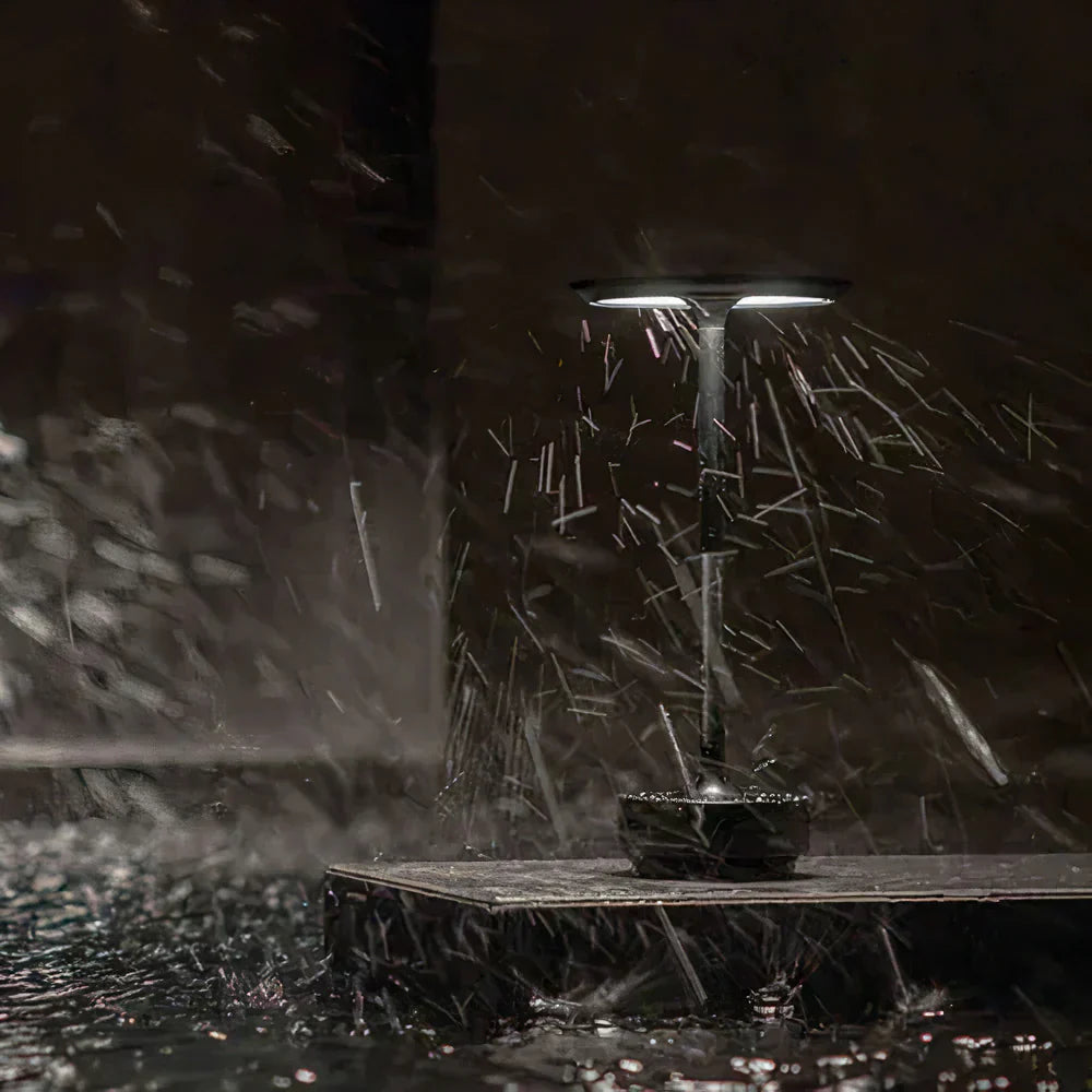 Modern Brass Cone LED Rechargeable Table Lamp Cordless USB-C