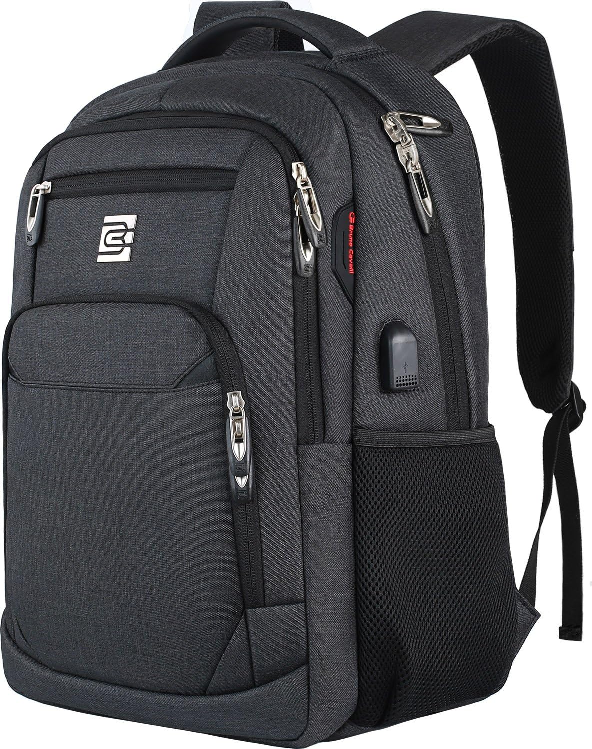 Moktan Sabai Slim Anti Theft Laptop Backpack 15.6 Inch USB Charging Travel Bag