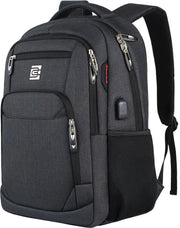 Moktan Sabai Slim Anti Theft Laptop Backpack 15.6 Inch USB Charging Travel Bag