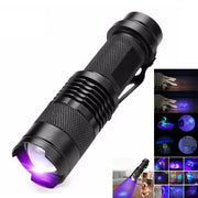 Moktan Sabai 395nm UV Flashlight LED Black Light Pet Urine Stain Detector Torch
