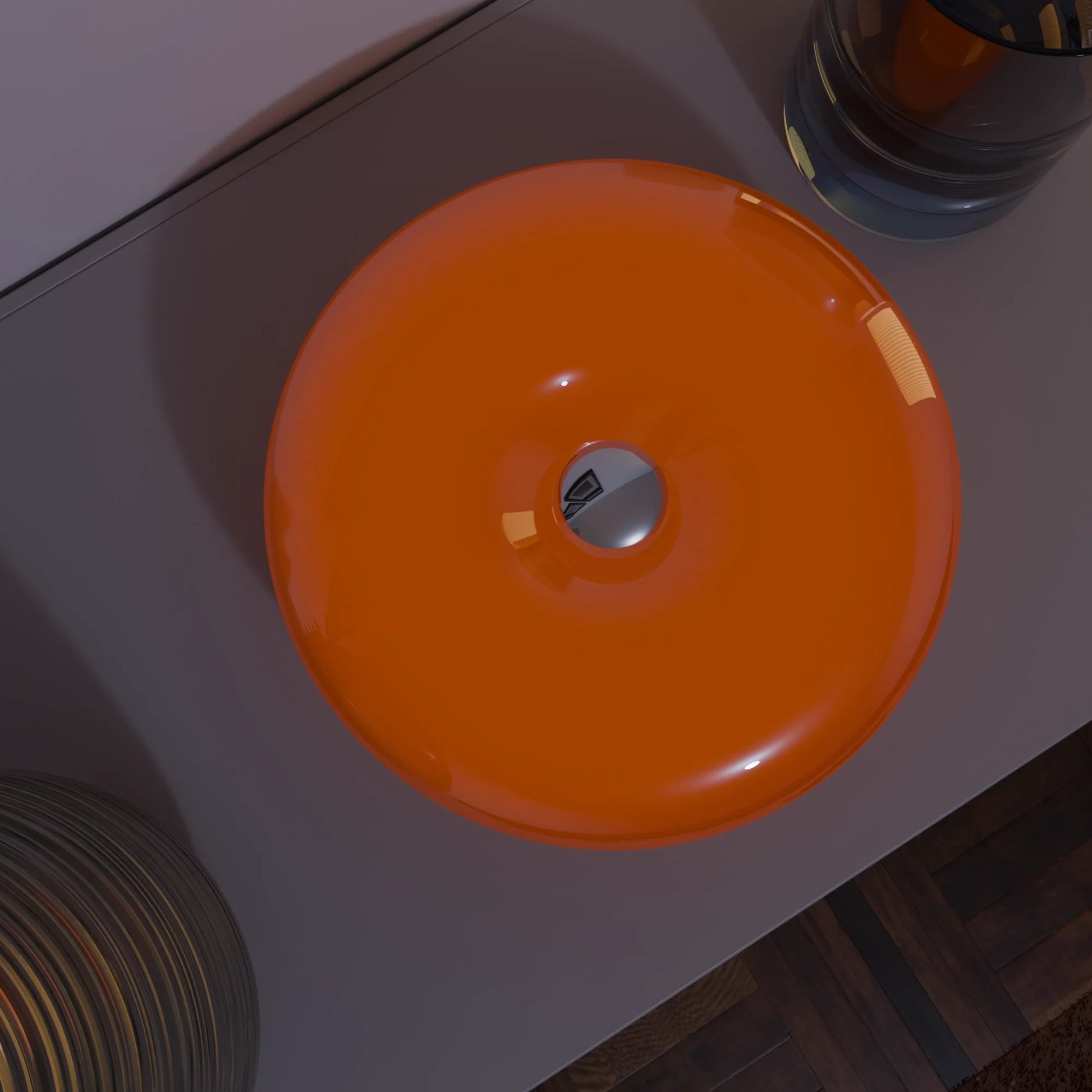 Moktan Sabai Lumo Donut Glass LED Table/Wall Lamp