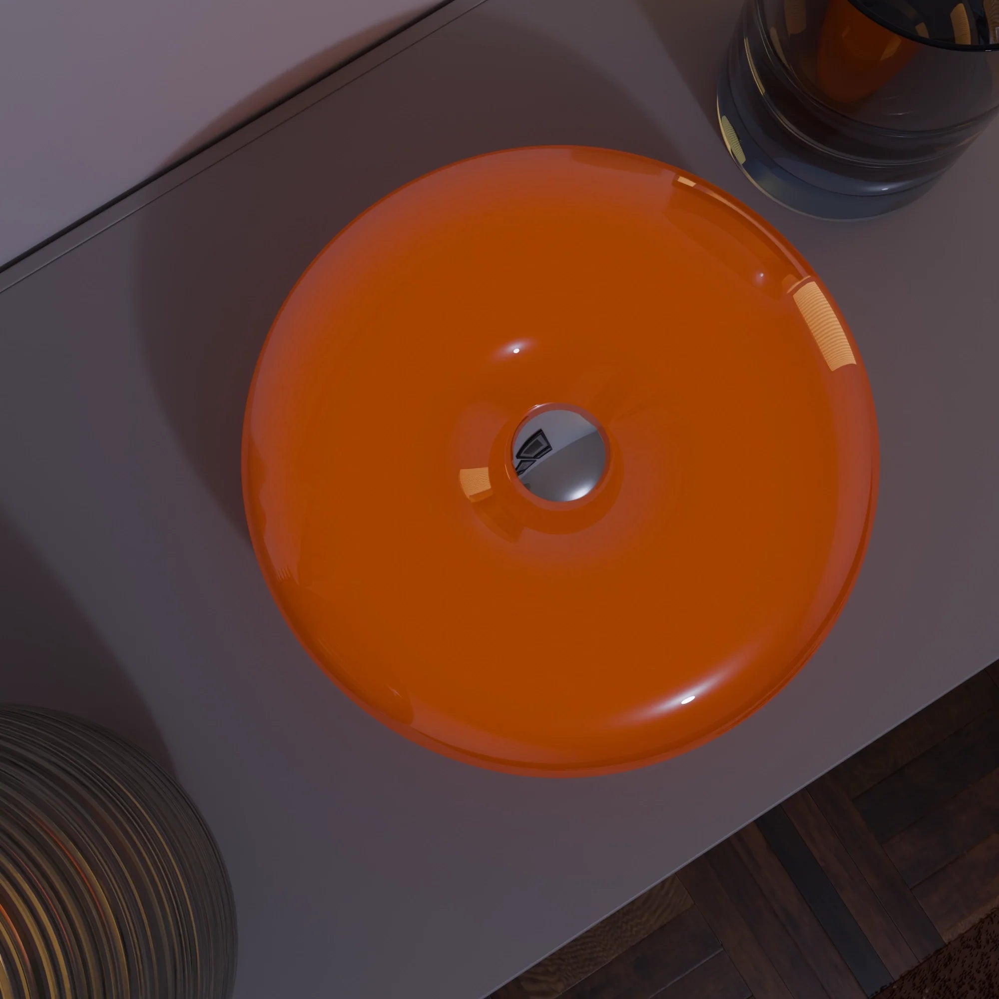 Moktan Sabai Lumo Donut Glass LED Table/Wall Lamp