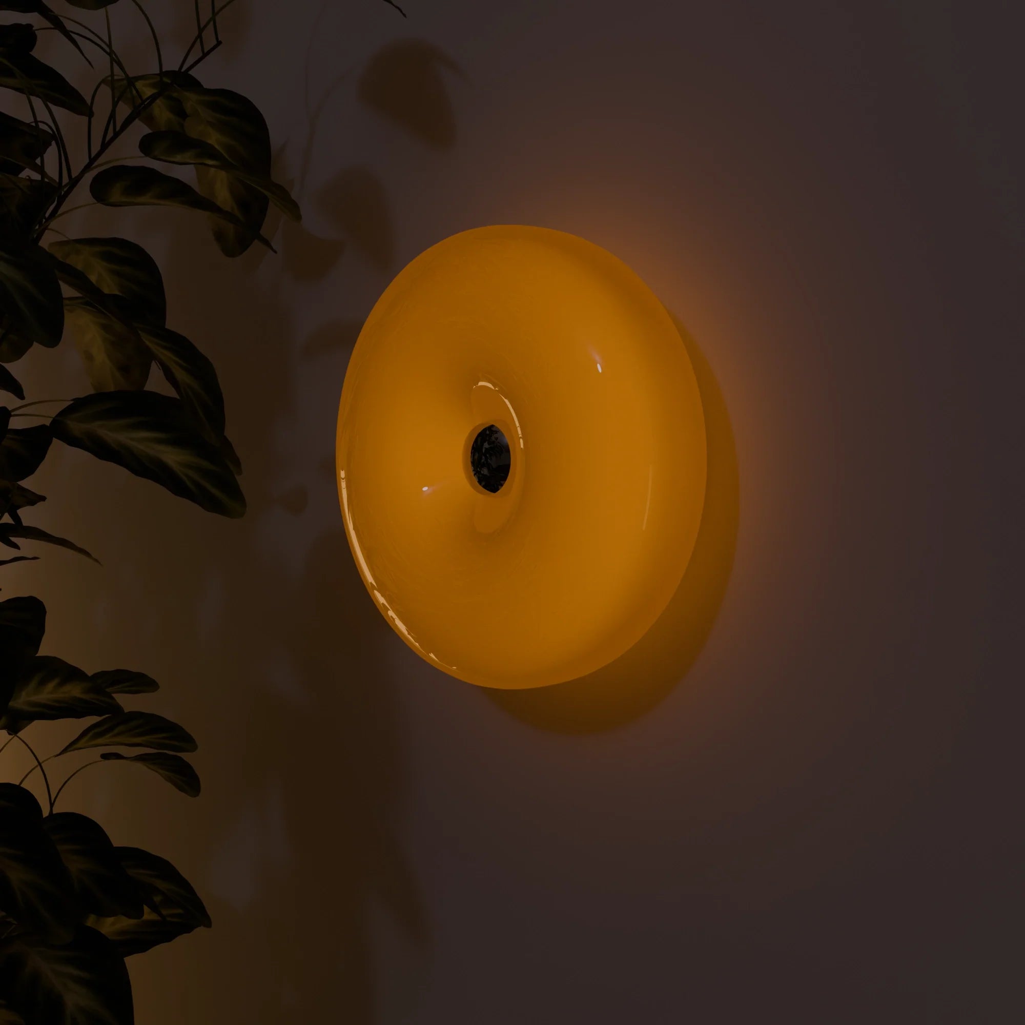 Moktan Sabai Lumo Donut Glass LED Table/Wall Lamp