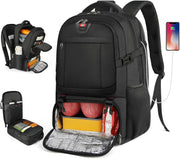 Moktan Sabai 50L Travel Laptop Backpack 17.3 Inch TSA Waterproof with Insulated Compartment USB
