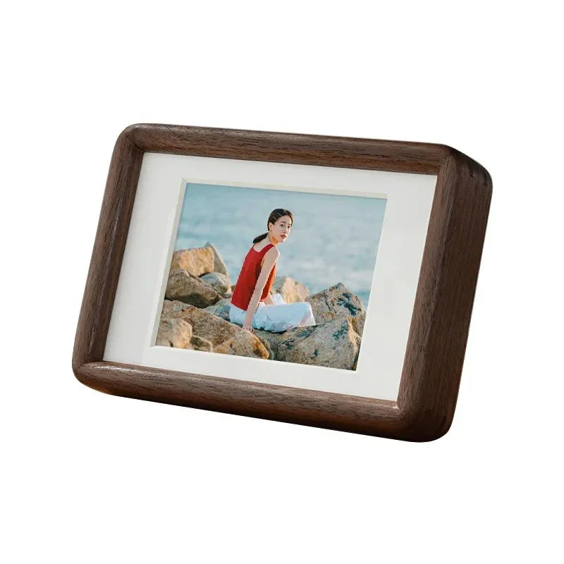 Moktan Sabai Solid Wood Photo Frame | Mortise Tenon Handcrafted Display for Photos & Home Décor