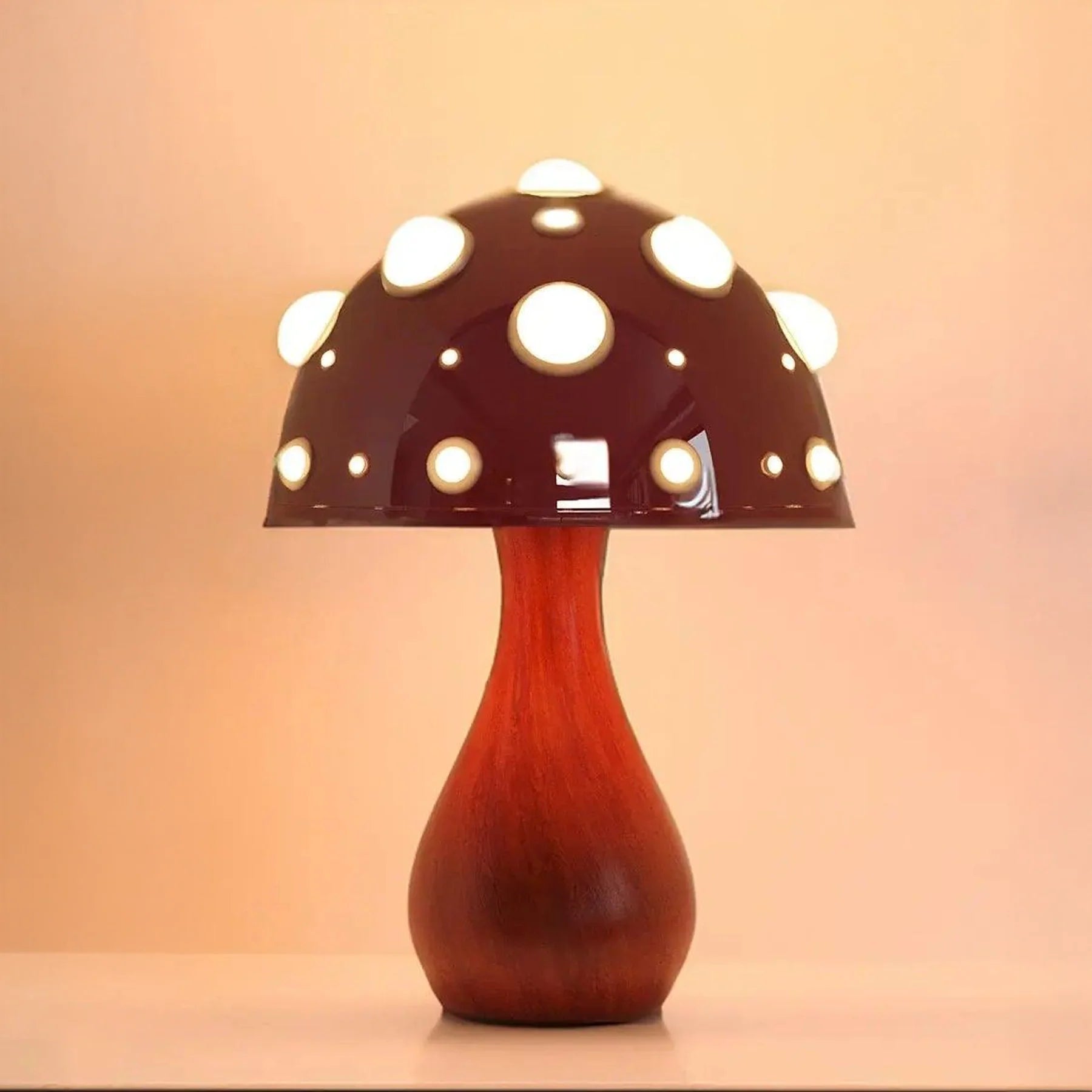 Moktan Sabai Matsutake Mushroom LED Table Lamp Cordless/Corded Large - Corded
