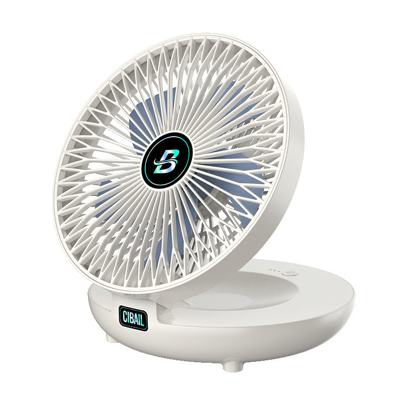 Moktan Sabai Portable Fan | Battery Operated Hand Held Fan with 3-Speed Settings | Lightweight Design for Personal Cooling on the Go