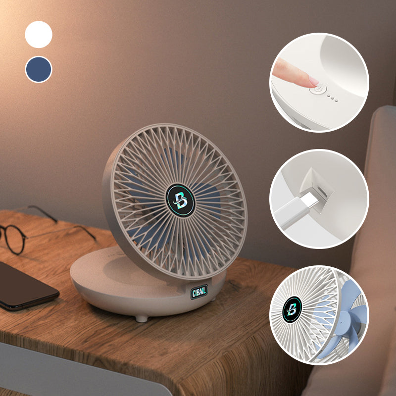 Moktan Sabai Portable Fan | Battery Operated Hand Held Fan with 3-Speed Settings | Lightweight Design for Personal Cooling on the Go