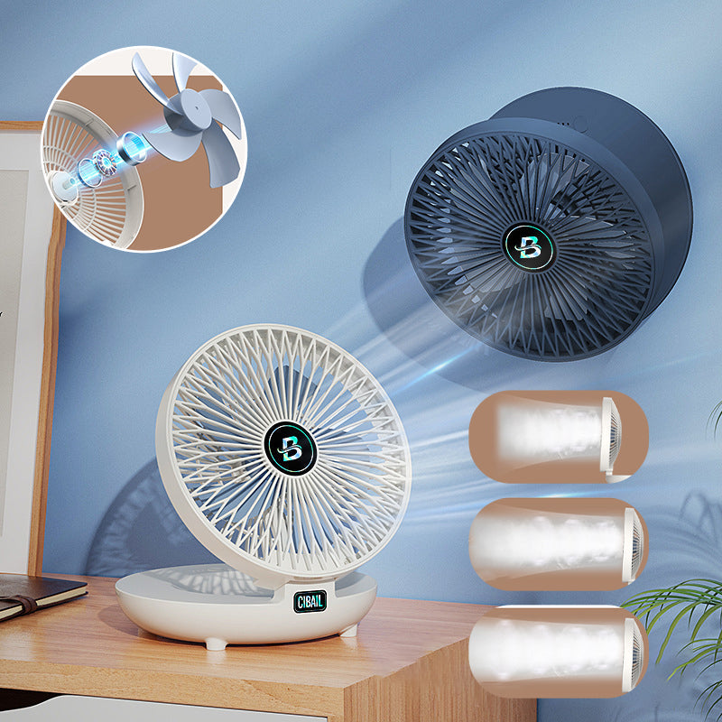 Moktan Sabai Portable Fan | Battery Operated Hand Held Fan with 3-Speed Settings | Lightweight Design for Personal Cooling on the Go