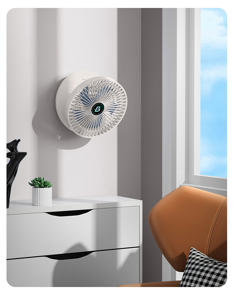 Moktan Sabai Portable Fan | Battery Operated Hand Held Fan with 3-Speed Settings | Lightweight Design for Personal Cooling on the Go