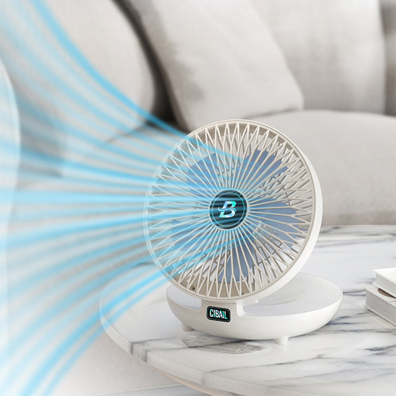 Moktan Sabai Portable Fan | Battery Operated Hand Held Fan with 3-Speed Settings | Lightweight Design for Personal Cooling on the Go